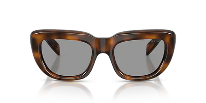 Prada 0PR D07S Women's Square Sunglasses with Grey Lenses 53mm