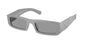 Prada 0PR D09SD Classic Square Men's Sunglasses 54mm