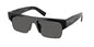 Prada 0PR D12SU Modern Square Men's Sunglasses 55mm