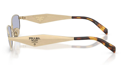 Prada 0PR D51S ZVN30X Gold Frame Women's Sunglasses 55mm