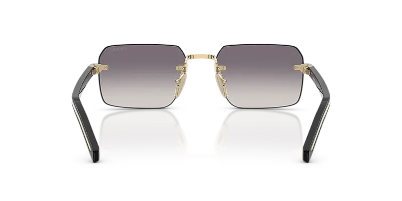 Prada 0PR D55S Gold Aviator Men's Sunglasses 55mm