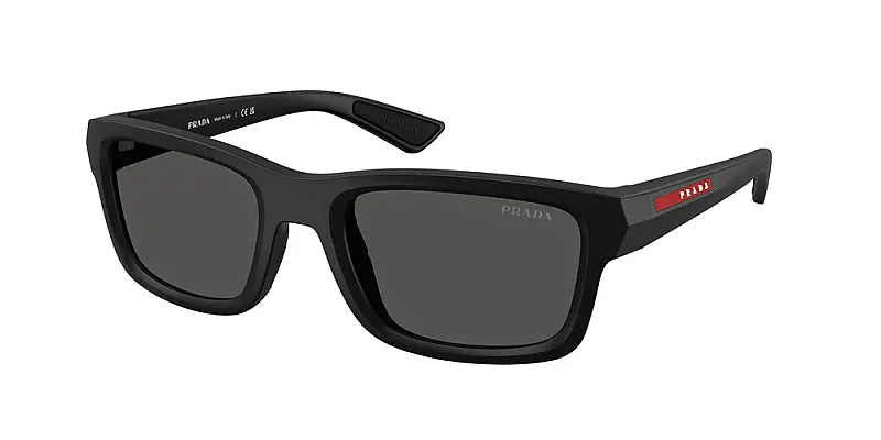 Prada Linea Rossa 0PS B10S Matte Black Men Sunglasses 54mm
