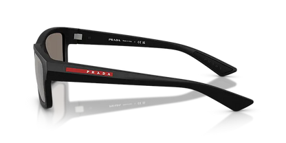 Prada Linea Rossa 0PS B10S Men's Sunglasses Matte Black 54mm