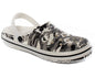 Labor Q-Clogs Grey Camouflage Sabo Clogs with Orthopedic Sole