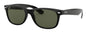 Ray-Ban New Wayfarer Polarized Sunglasses in Black 55mm