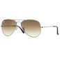 Ray-Ban Aviator Classic Gunmetal Gradient Sunglasses 58mm