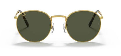 Ray-Ban 0RB363791963150 Unisex Round Metal Sunglasses Gold