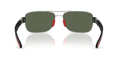 Ray-Ban 0RB3763M F0317164 Men's Metal Sunglasses with Green Lenses