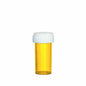 Amber Flip Cap Vial - 27 Dram (275 cc) with Attached Lid