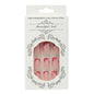 Salon-Style French Tip Press-On Nails - Square 011