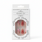 Salon-Style French Tip Press-On Nails - Coffin 022