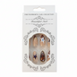 Salon-Style French Tip Press-On Nails - Coffin 025