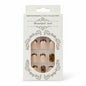 Salon-Style French Tip Press-On Nails - Square 011