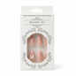Salon-Style French Tip Press-On Nails - Coffin 022