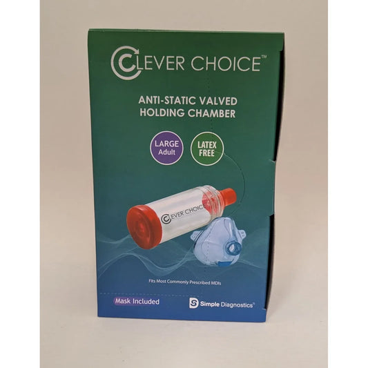 Clever Choice Select Anti-Static Valved Holding Chamber Large