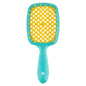 Janeke SuperBrush Turquoise & Yellow Hair Brush