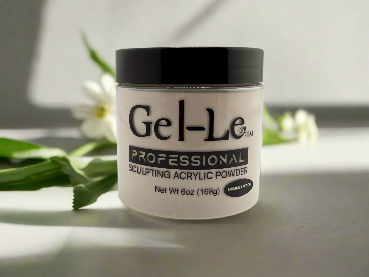 Gel-Le - Acrylic Powder - Shimmer Peach