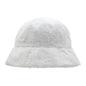 Eklips White Plush Bucket Hat