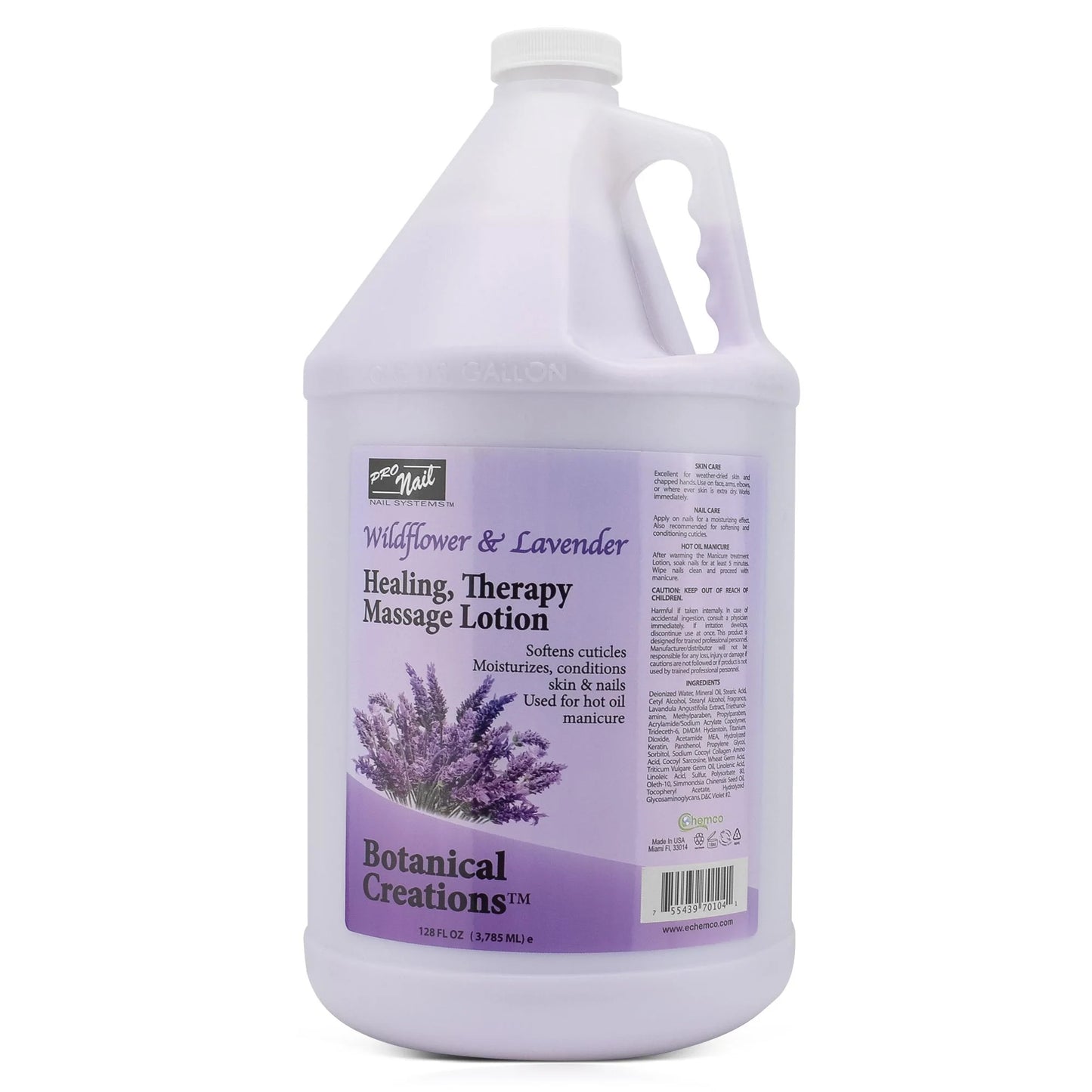 Wildflower & Lavender Healing Therapy Massage Lotion 128oz