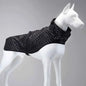 Lindo Softshell Black Stripe Waterproof Dog Raincoat