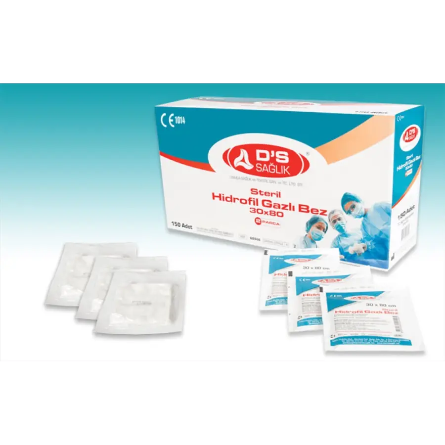 Dermateks Sterile Gauze for Skin Protection 30x80 cm 2 Count