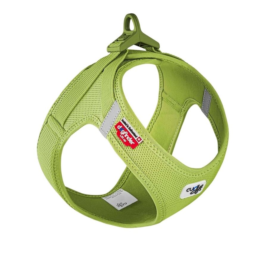 Curli Vest Harness Clasp Air-Mesh Dog Harness Lime S