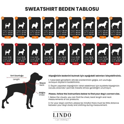 Lindo College California Dog Sweatshirt for All Breeds