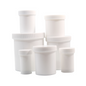 Supplies Ointment Jar Plastic White 1 Oz