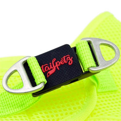 Tailpetz Air-Mesh Dog Harness Breathable Lime XSmall