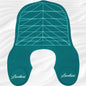 Lucetani Silicone Hair Cutting Shoulder Weight with Guide Lines Green