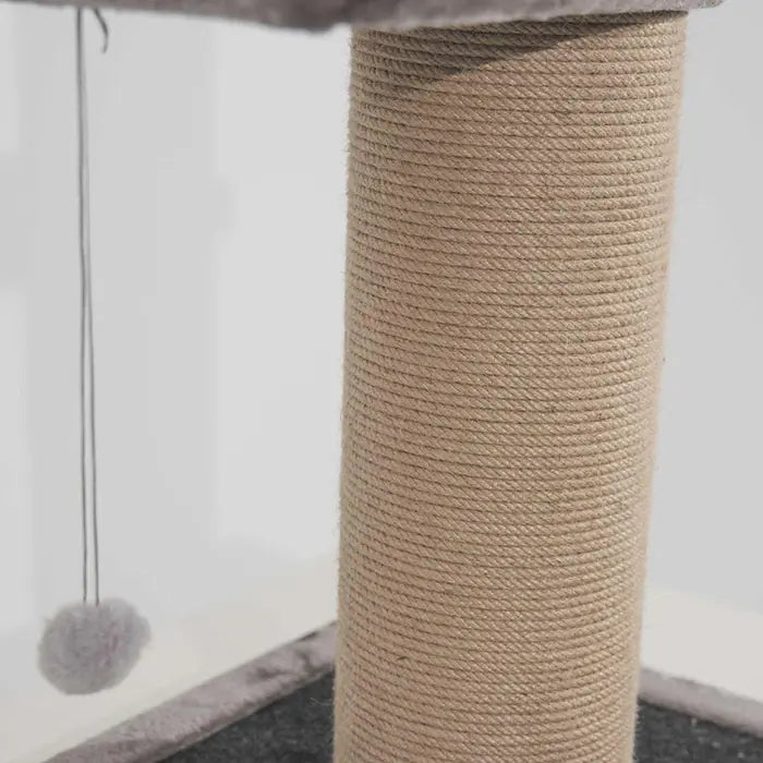 Lotus Pet Design Single Grey Cat Scratching Post 86cm