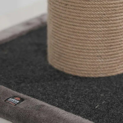 Lotus Pet Design Single Grey Cat Scratching Post 106cm