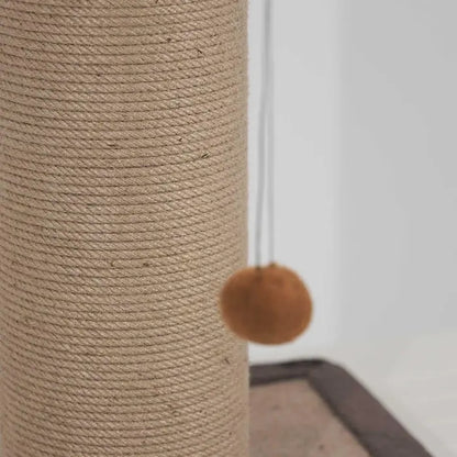 Lotus Pet Design Brown Single Cat Scratching Post 86cm