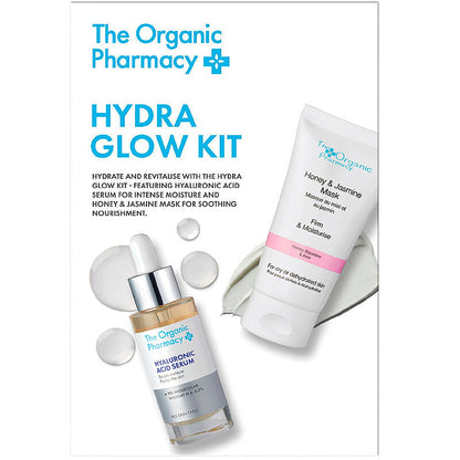 The Organic Pharmacy Hydra Glow Kit Hydrating Skincare Set 2 Pieces