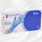 Tuncpek Powder-Free Blue Nitrile Gloves Large 100 Count