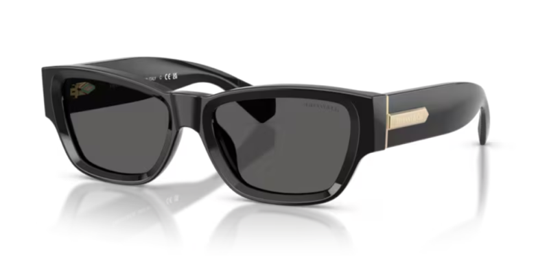 Tiffany 0TF4265U 8001S4 Black Square Women Sunglasses 54mm