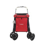 Tommy Pet Stroller for Large Breeds Grey & Red 40kg Capacity