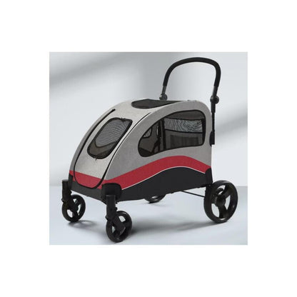 Tommy Pet Stroller Red Large Capacity 90x73x108 cm