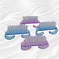 Claris Mini Nail Brush Set for Deep Cleaning 4 Pieces