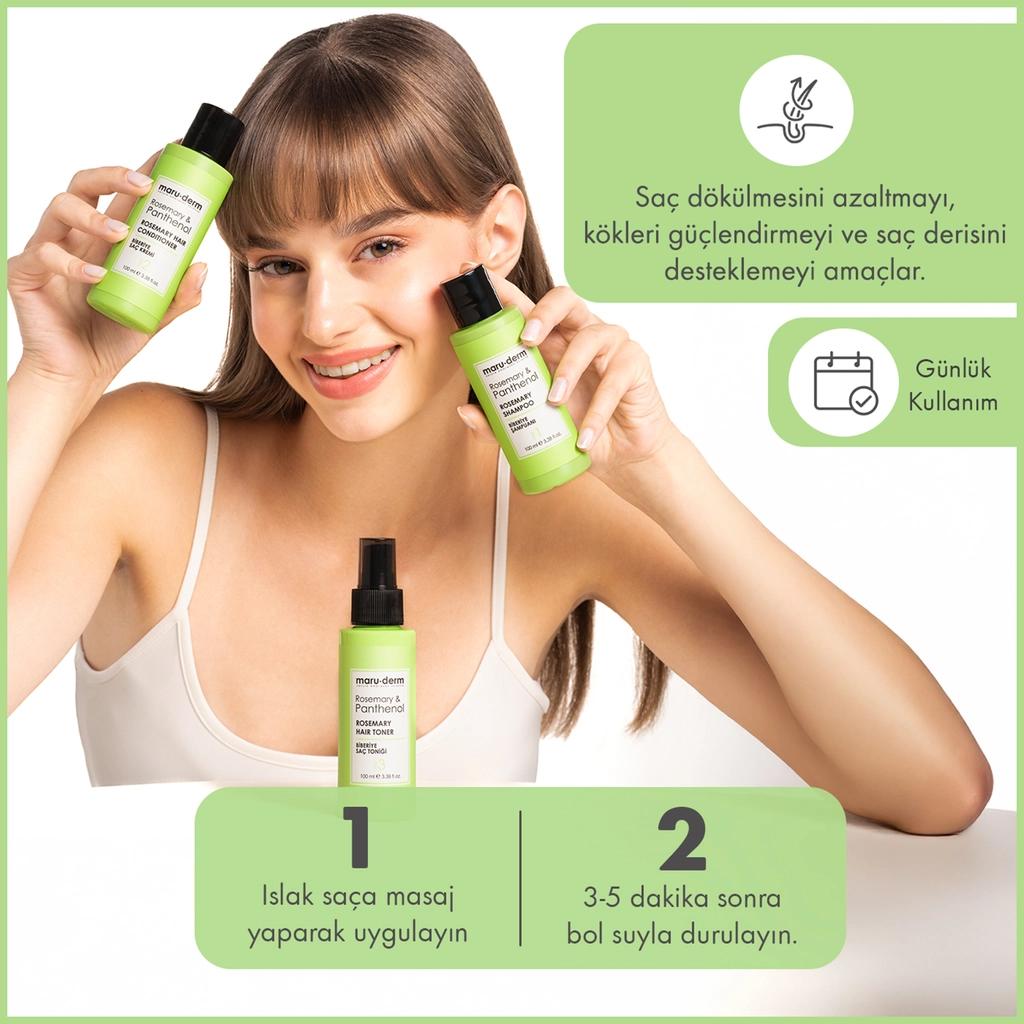 Maruderm Rosemary & Panthenol Hair Shampoo 100 ml