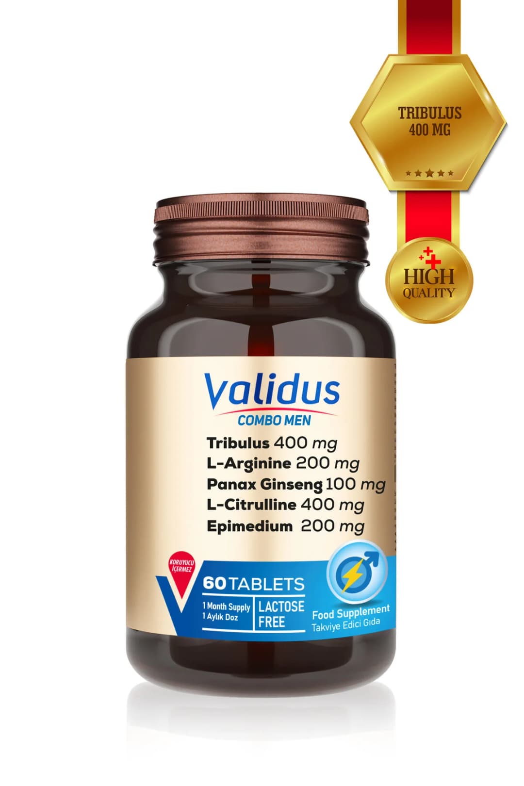 Validus Combo-Men Tribulus, 60 Tablets