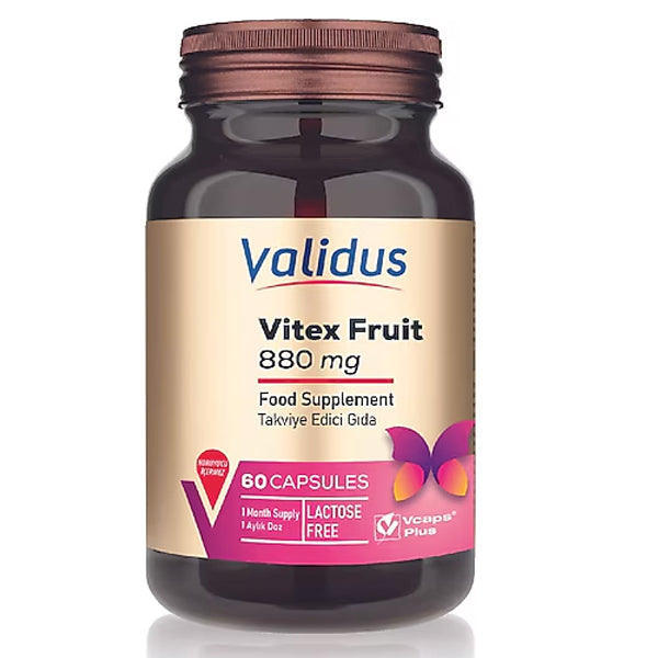 Validus Vitex 880 mg Chasteberry Supplement 60 Capsules