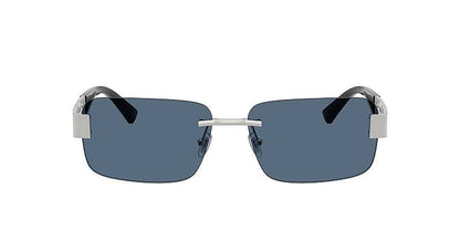 Versace VE2298 Aviator Style Men's Sunglasses Silver 58mm