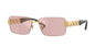 Versace 0VE2298 Gold Aviator Men Sunglasses 58mm