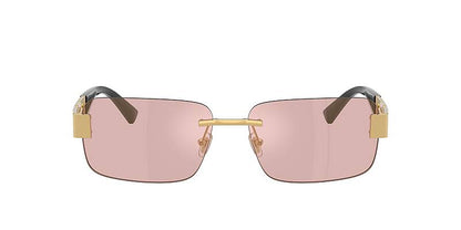 Versace 0VE2298 Gold Aviator Men Sunglasses 58mm