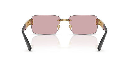 Versace 0VE2298 Gold Aviator Men Sunglasses 58mm