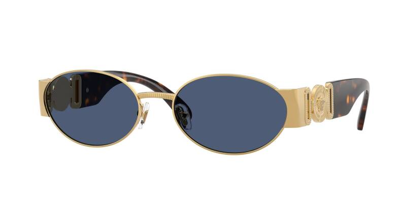 Versace 0VE2299 Pilot Sunglasses with Gold Frame 56mm