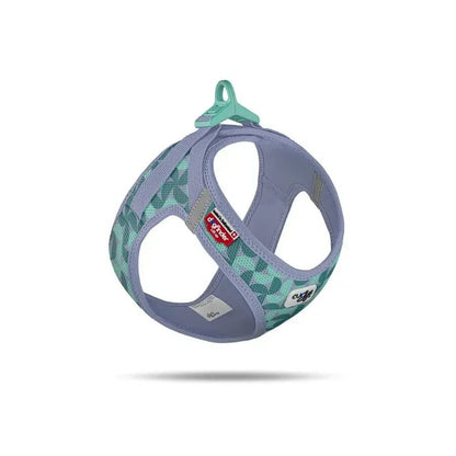 Curli Vest Harness Air-Mesh LE26 Semi Circle Blue Dog Harness XS