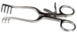 Kruuse Weitlaner Self-Retaining Retractor 3:4 Teeth 14 cm