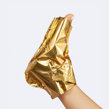 VOESH Collagen Mask Socks - Imperial 24k Gold Single